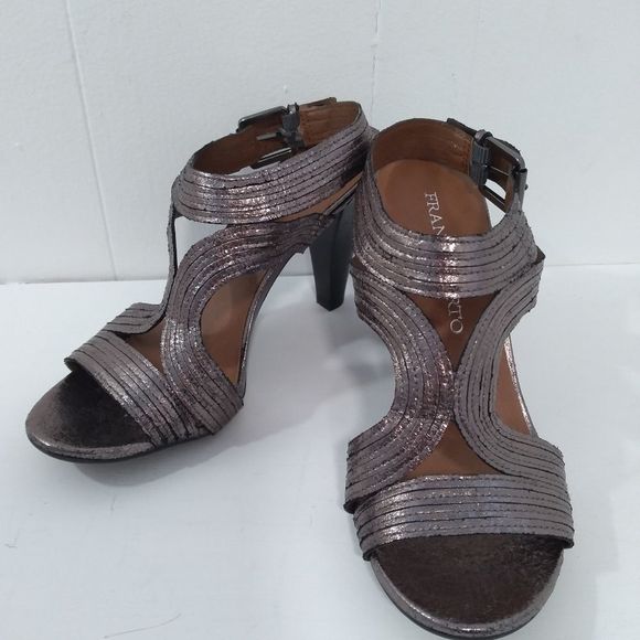 Franko Sarto 4" Ankle Strap Heels. Size 7M - Picture 11 of 12